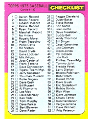 1975 Topps Baseball Cards      126     Checklist 1-132
